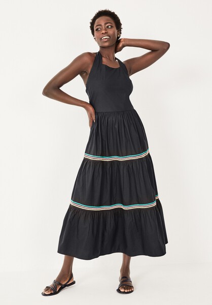 Rick Rack Halter Midi Dress