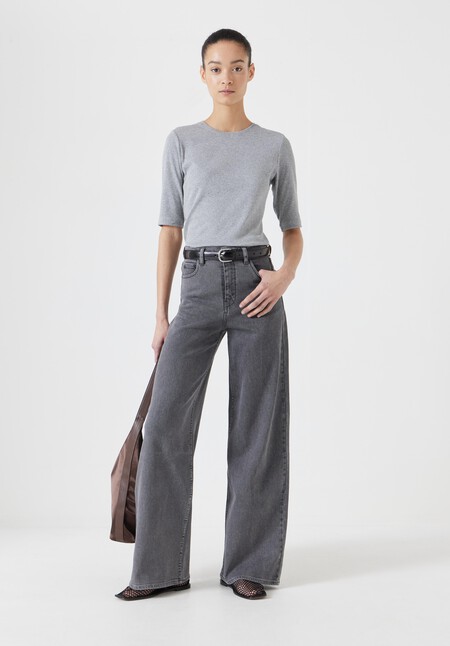 Slim Fit Ribbed T-Shirt