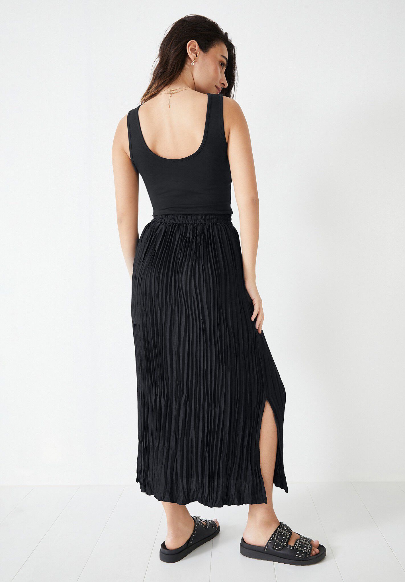Crinkle dresses top and skirts