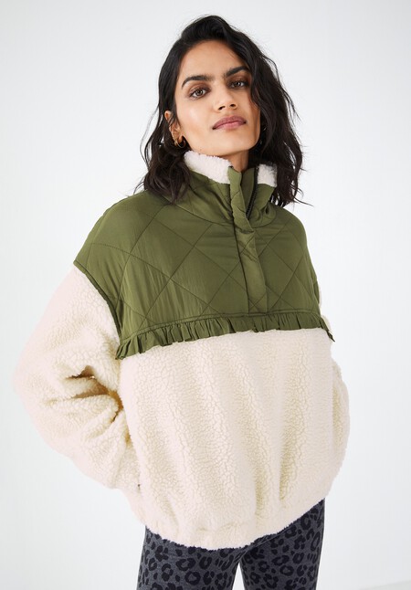 Circe Teddy Quilted Sweatshirt