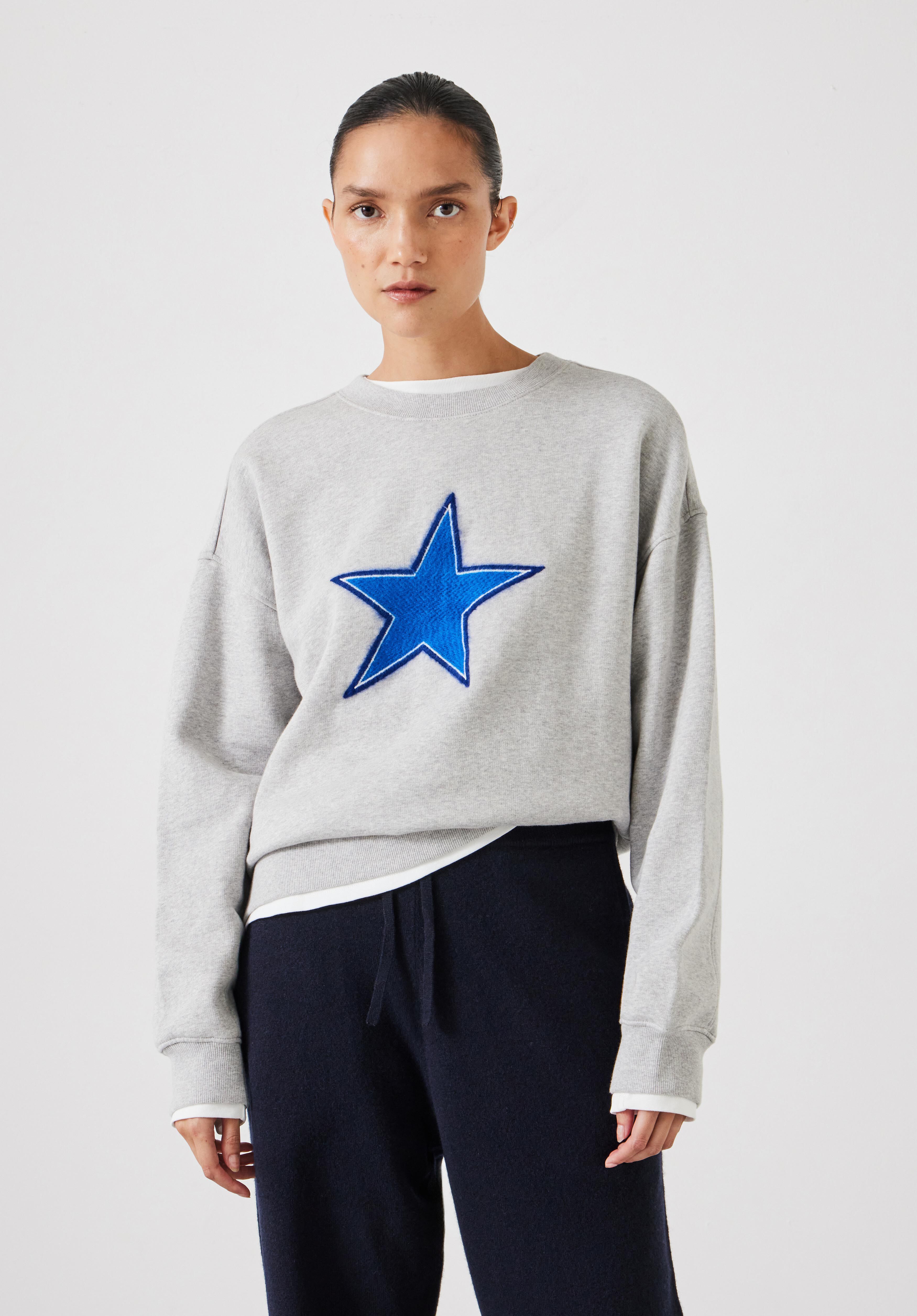 Hush Embroidered Star Sweatshirt