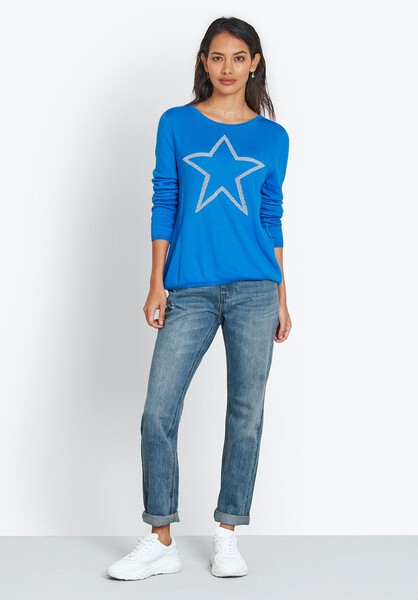 Reversible Pointelle Star Jumper