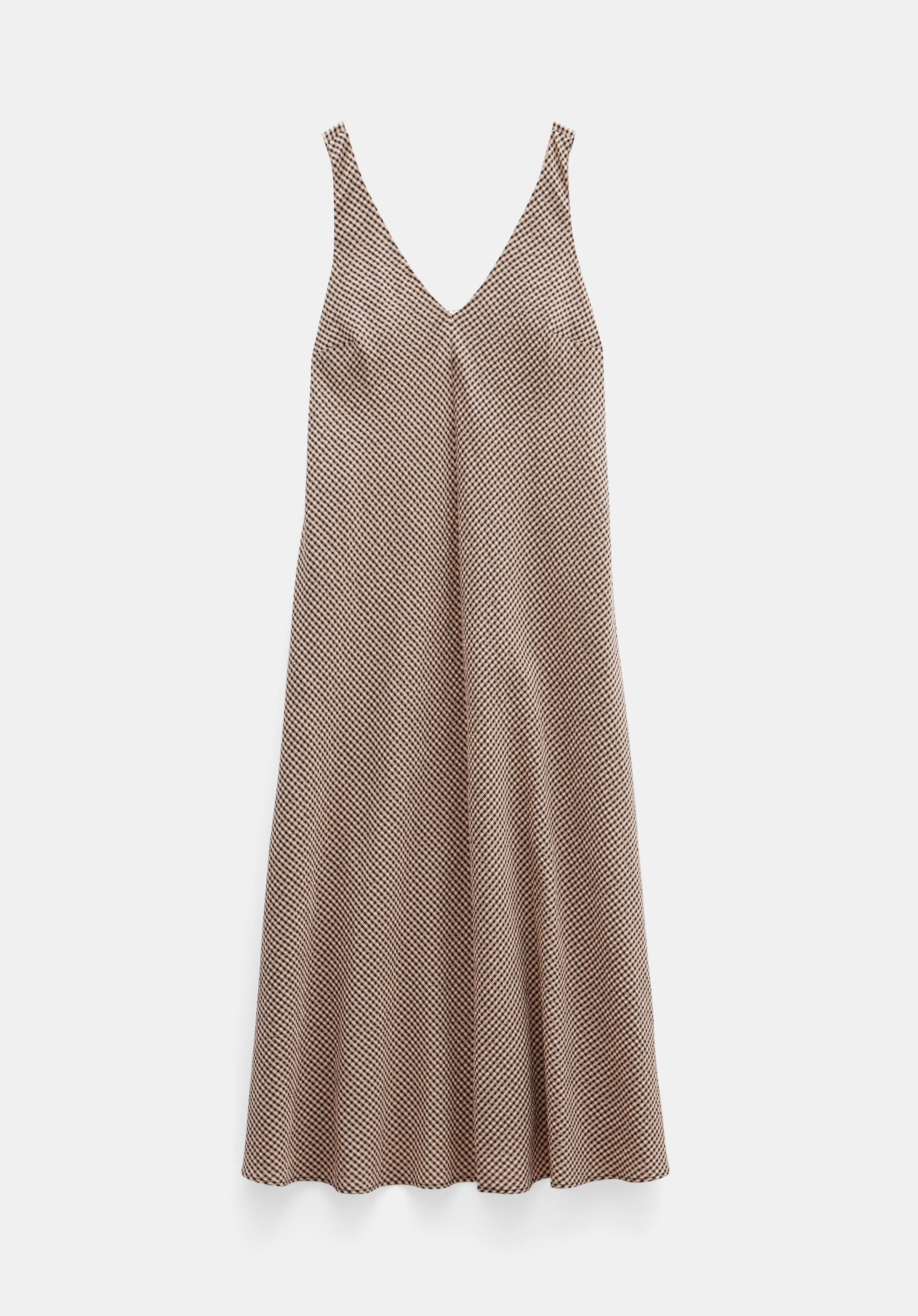 Lina Gingham Maxi Dress Black Blush Gingham hush