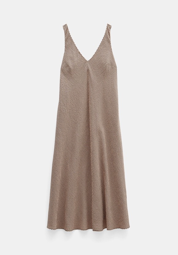 Lina Gingham Maxi Dress