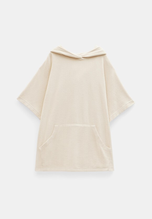 Taylah Relaxed Cotton Towelling Hoodie