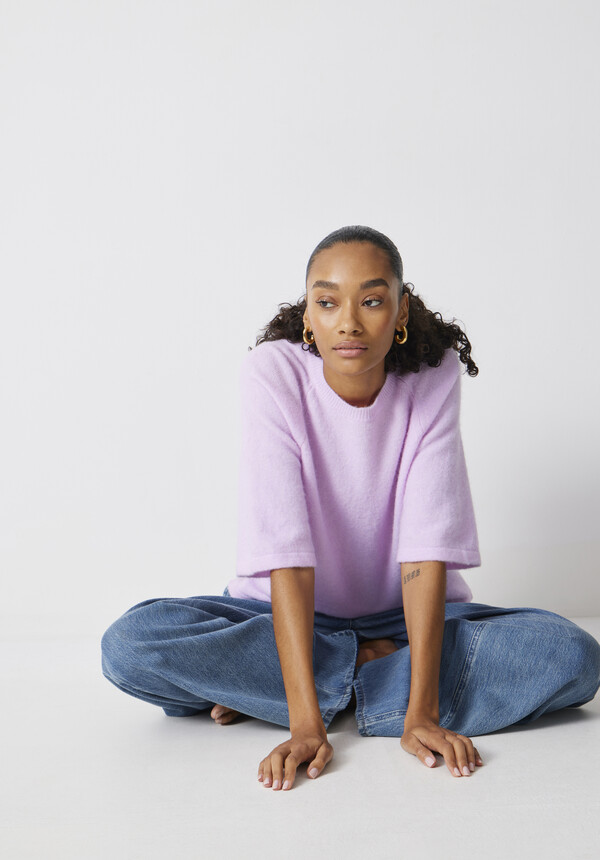 Lucia Knitted Crew Neck T-shirt