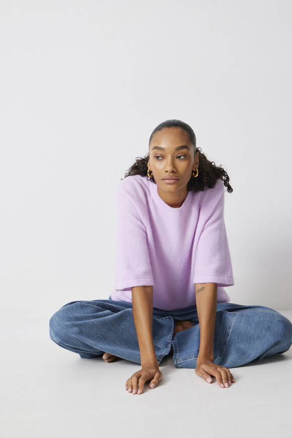 Lucia Knitted Crew Neck T-shirt