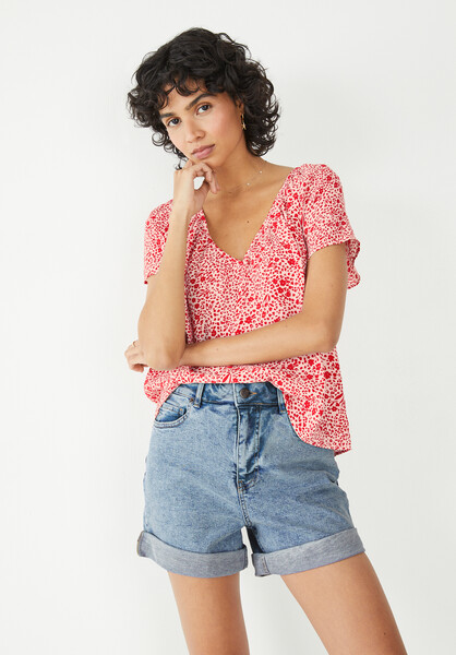 Kristina V-Neck Blouse