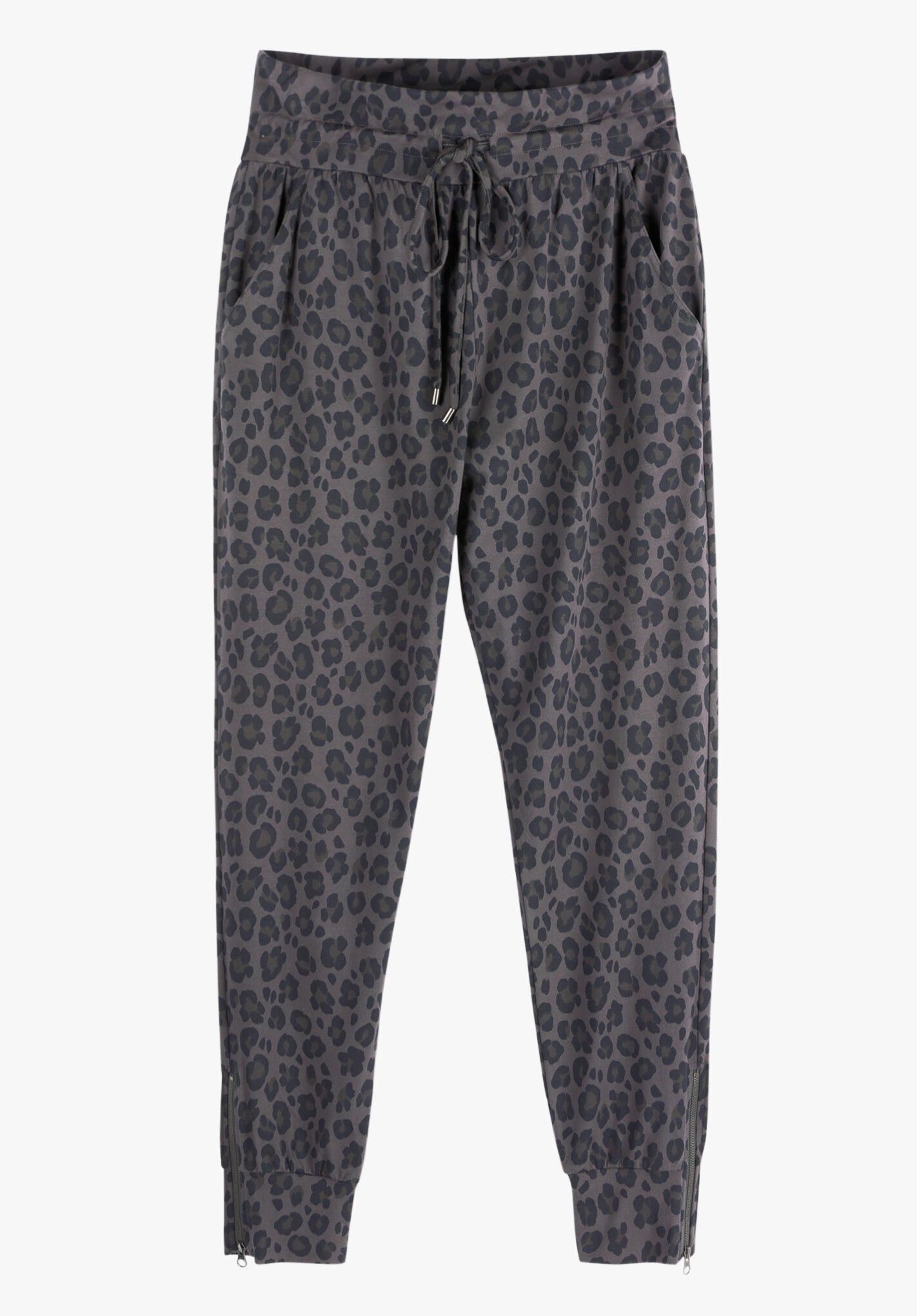 Amie Printed Jersey Joggers Animal Print Joggers Leopard hush