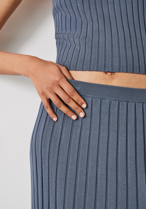 Mazey Rib Knitted Maxi Skirt