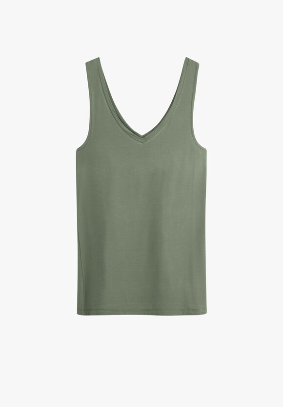 V-Neck Jersey Vest Top