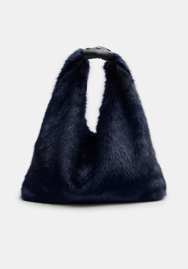 Helen Moore Faux Fur Triangle Tote