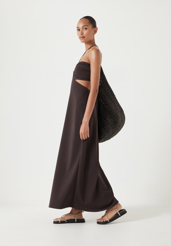 Jemma Cotton Jersey Cut-out Dress