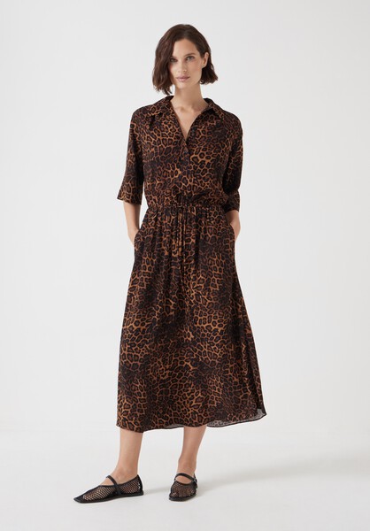 Printed Short Sleeve Dress