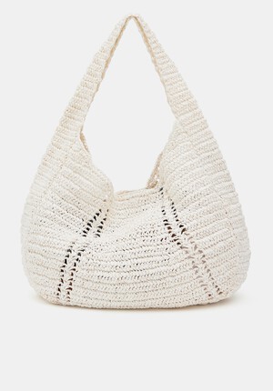 Raffia Oversized Tote Bag