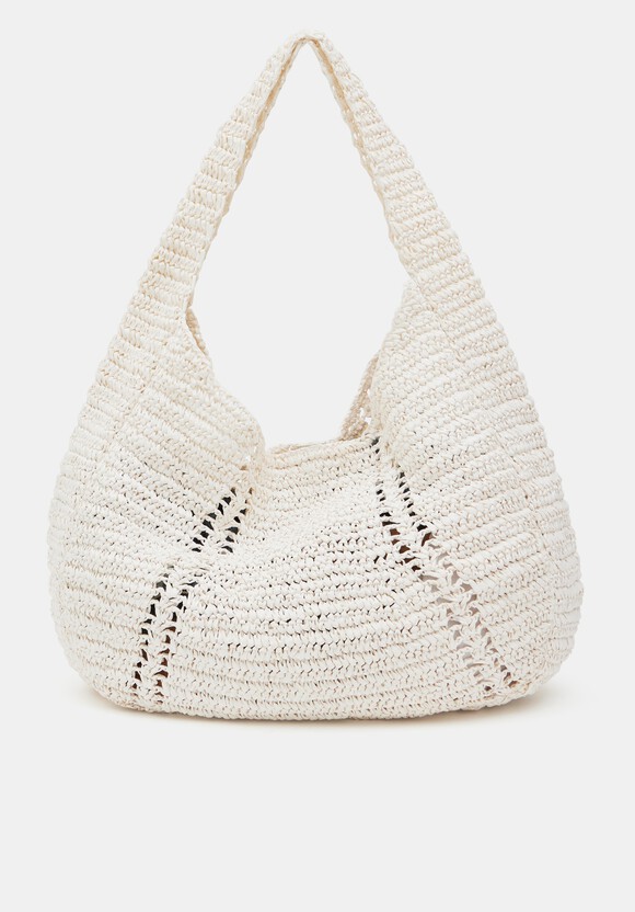 Raffia Oversized Tote Bag