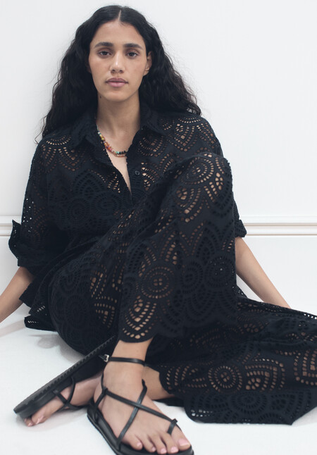 Cotton Broderie Shirt