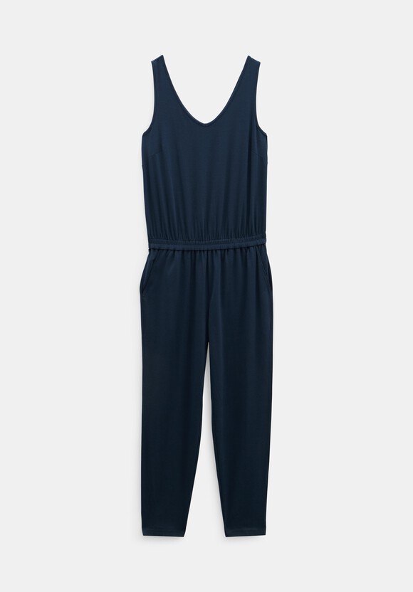Cropped Jersey Jumpsuit Midnight hush