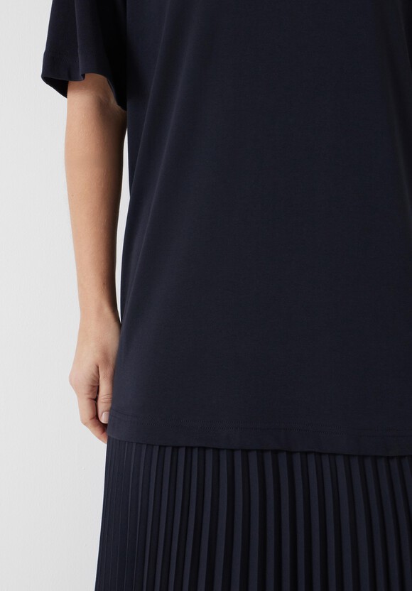 Esme Short Sleeve Pleated Midi Dress