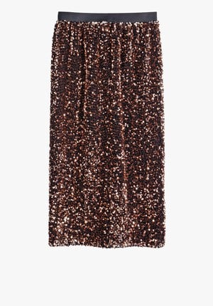 Sequin Pencil Skirt