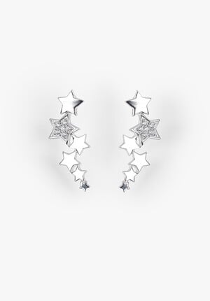 Cz Star Ear Hooks