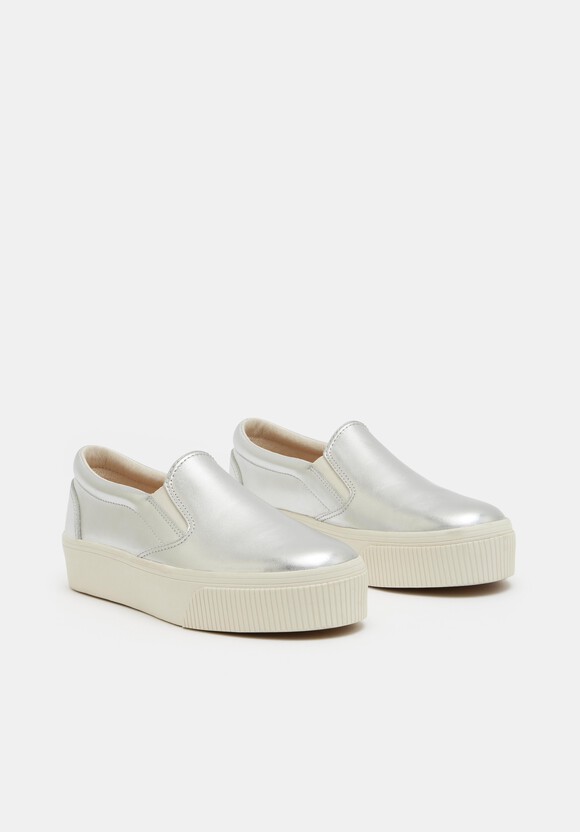 Gili Flatform Leather Trainers