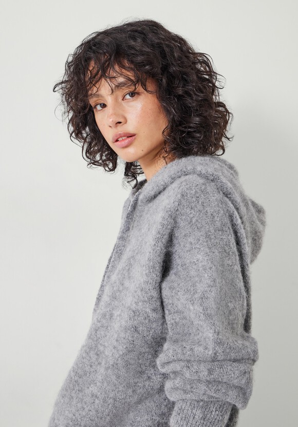 Hazel Alpaca Blend Hoodie