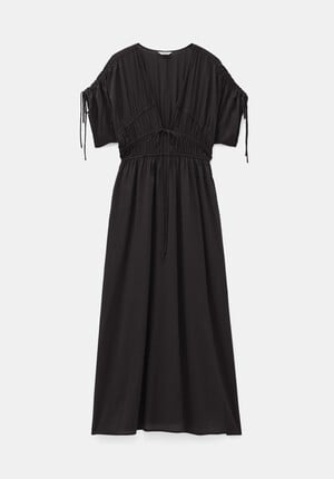Grace Cotton Blend Midi Beach Dress