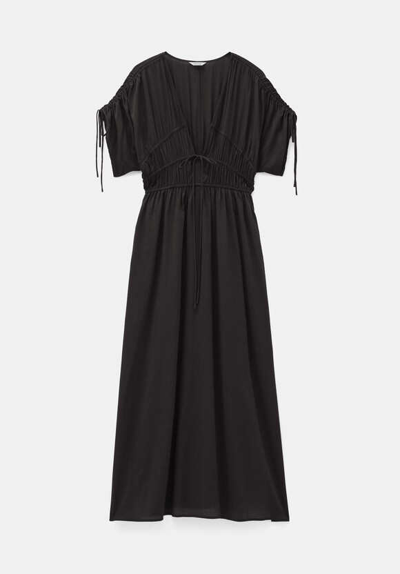 Grace Cotton Blend Midi Beach Dress