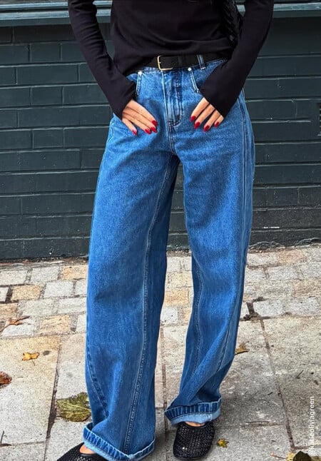 Saskia Straight Seamed Jeans