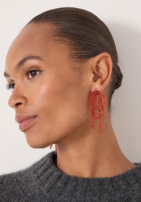 Cascading Beaded Earrings