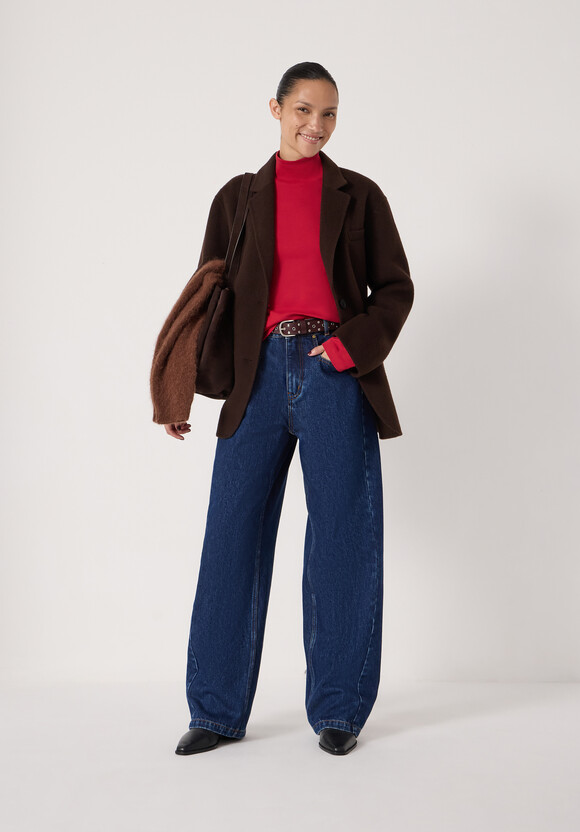 Saskia Straight Seamed Jeans