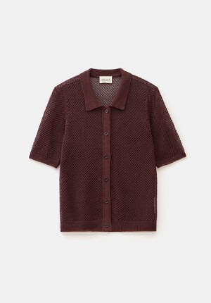 Soft Mesh Knitted Top
