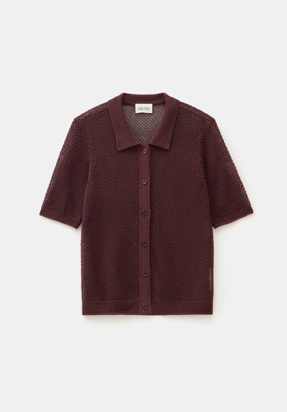 Soft Mesh Knitted Top