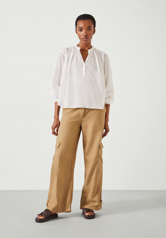 Lhea Oversized Gather Detail Blouse