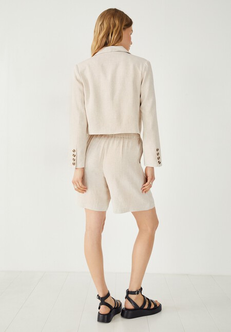 Deia Linen Blend Shorts