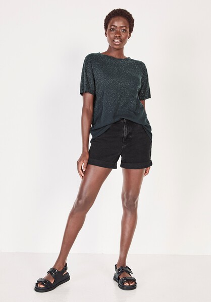 Glitter Crew Neck T-Shirt