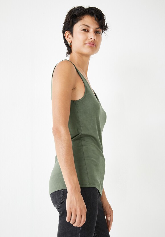 V-Neck Jersey Vest Top