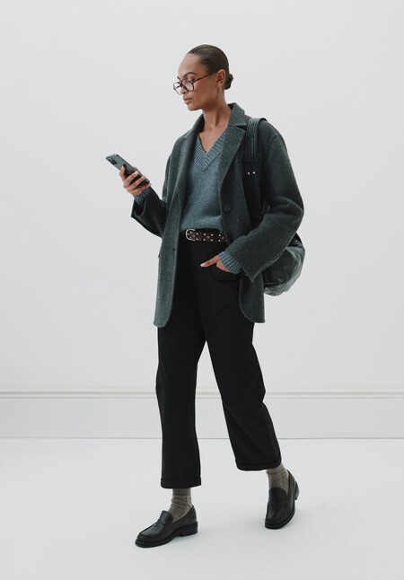 Slim Pull On Tailored Trousers