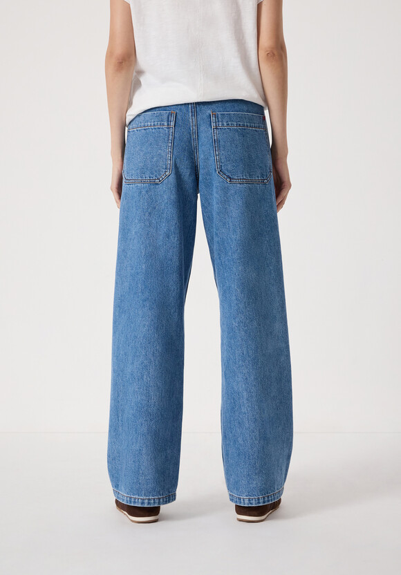 Saskia Straight Seamed Jeans