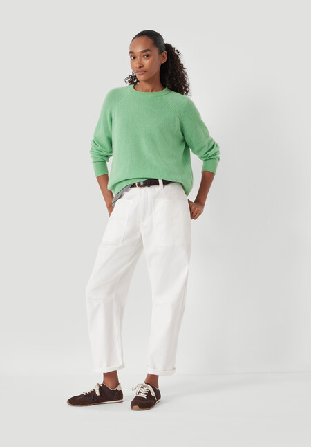 Jasmine Cashmere Rib Detail Jumper