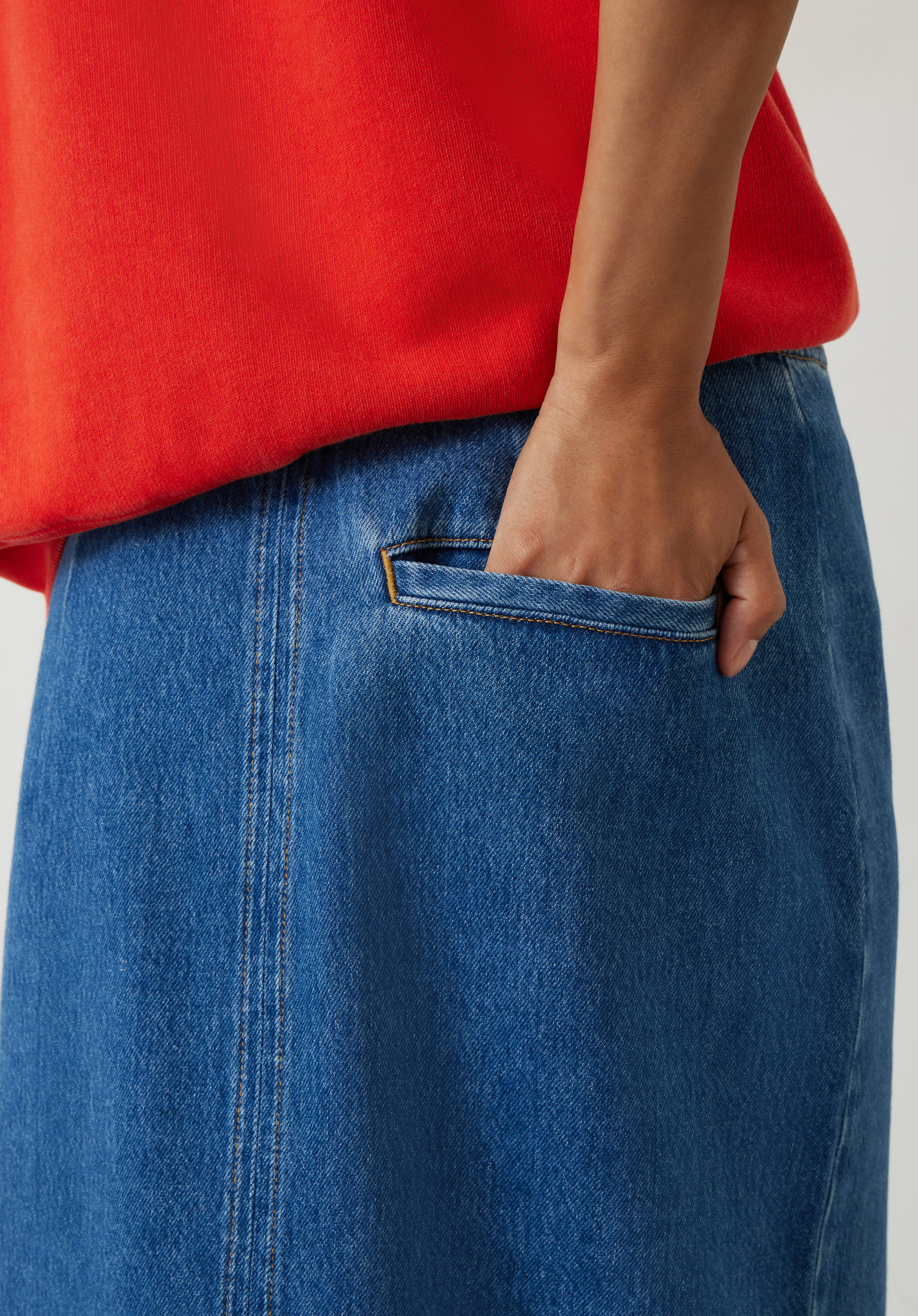 Rachel Denim Maxi Skirt