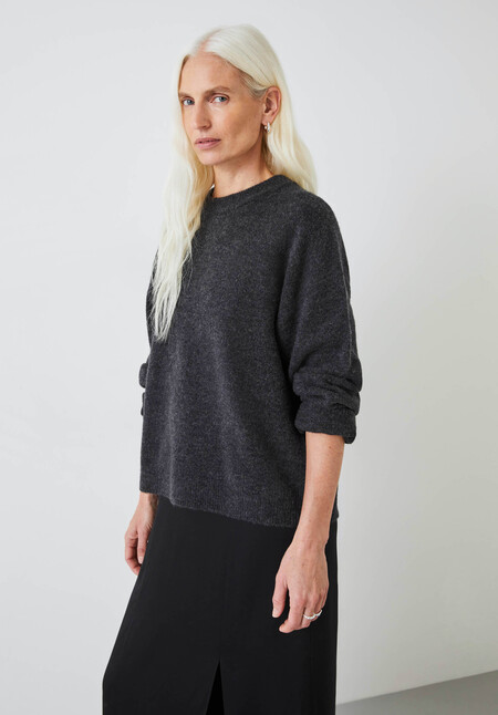 Faris Crew Neck Wool Blend Jumper