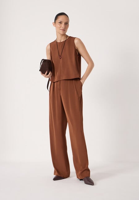 Vera Satin Shell Top