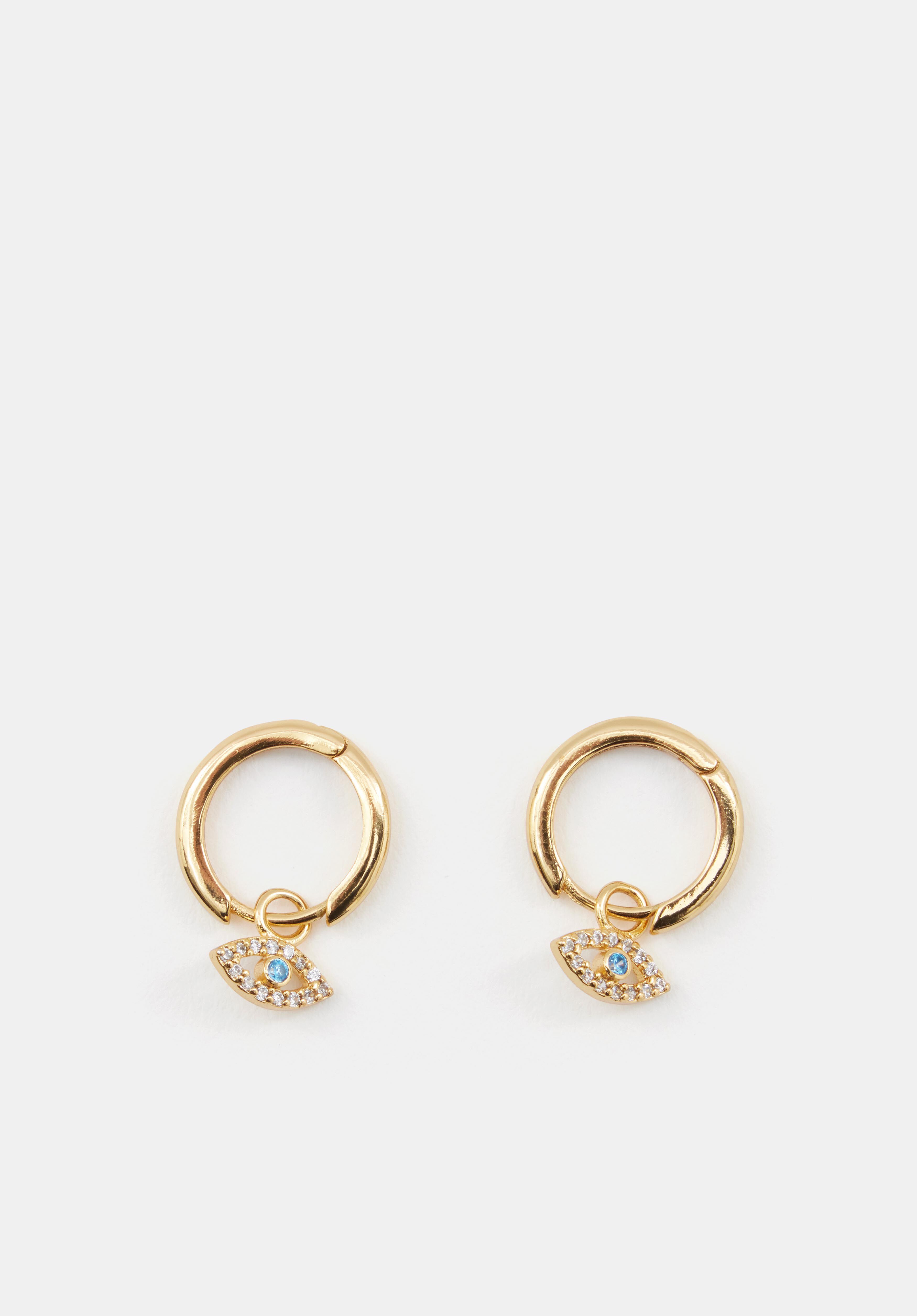 Eye hoop earrings shop