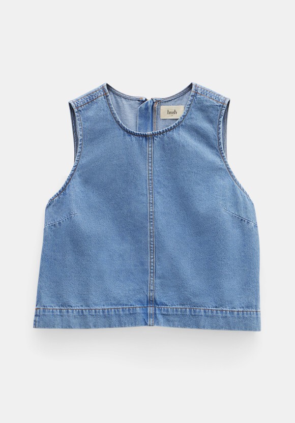 Valerie Denim Top