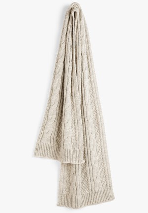Phebe Cable Knit Scarf