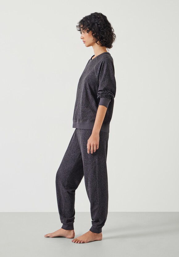 Joelle Jersey Jogger Animal Print Pyjamas