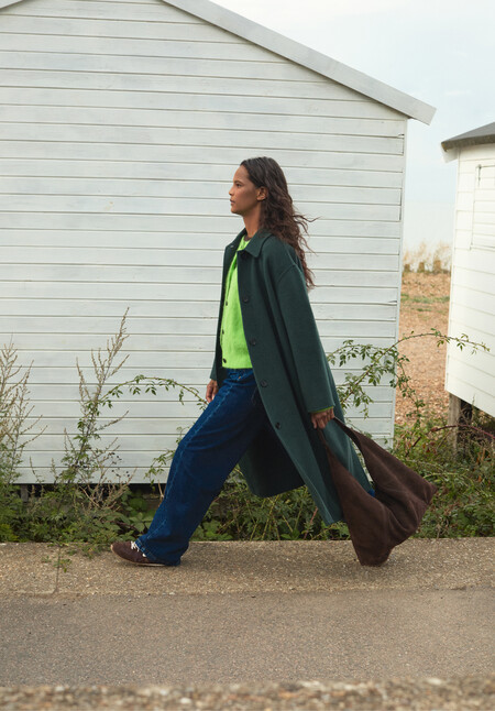 Edie Pure Wool Double Faced Coat