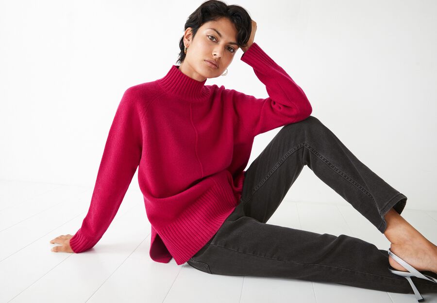 Lacy Seam Detail Jumper